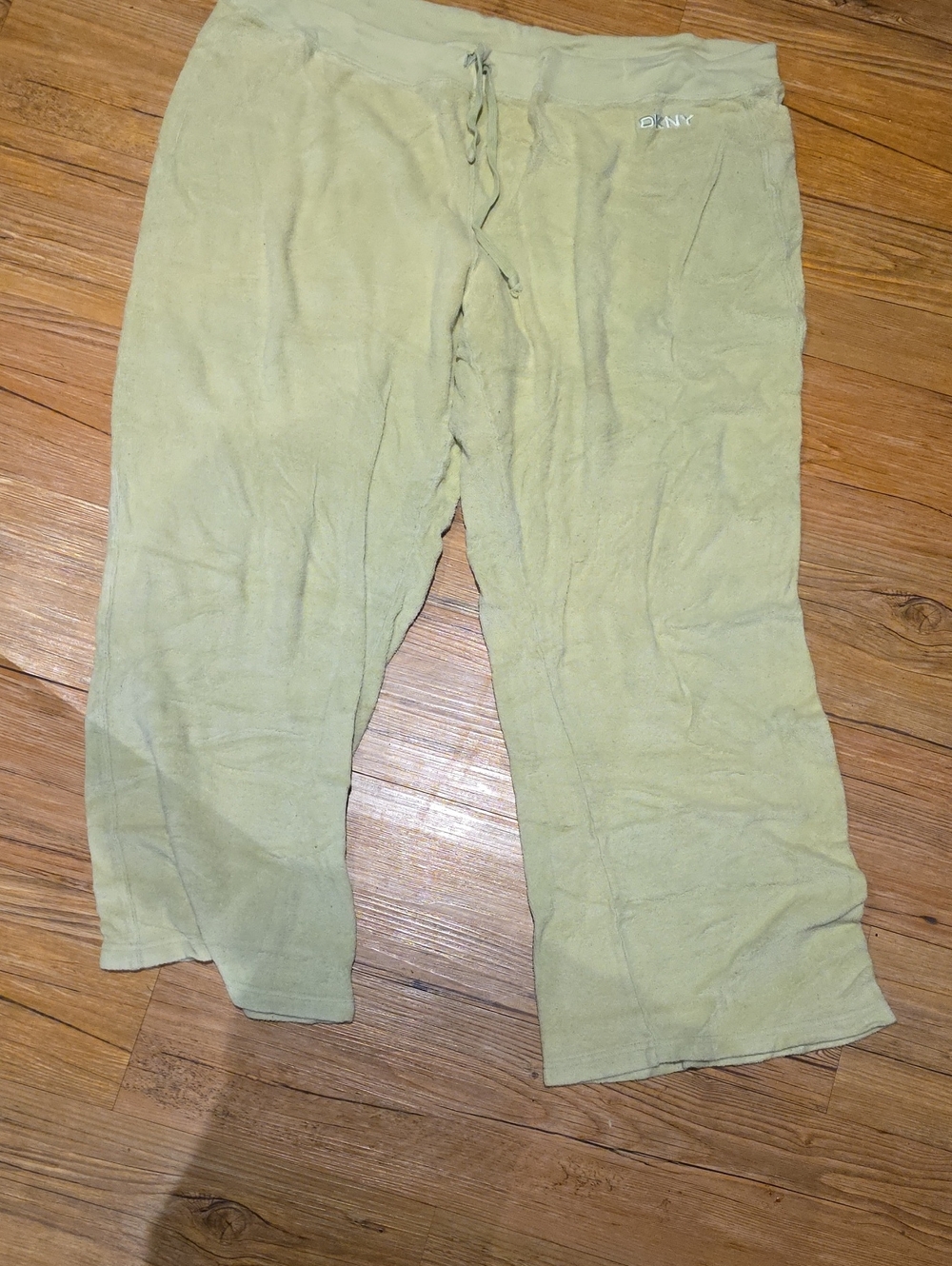DKNY Womens Light Green Lounge Pants